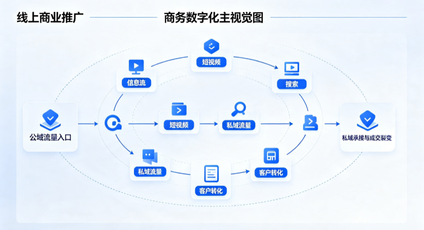 东明县线上商业推广怎么做？全域流量闭环搭建与低成本转化实战指南
